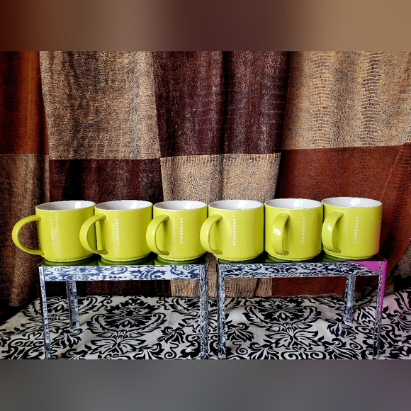 Starbucks 2012 Stackable Mugs - Picture 1 of 10